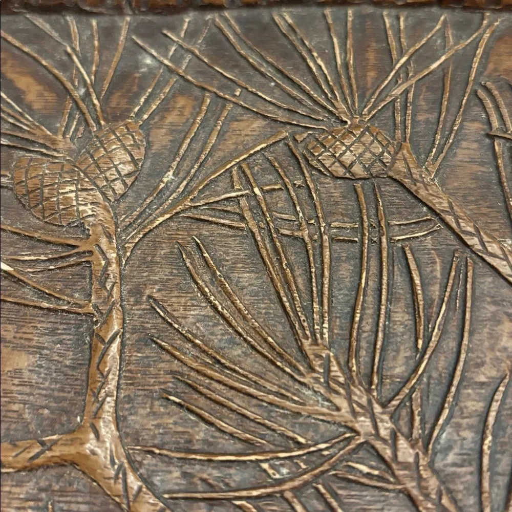 Pine Bough Decorative Tray by Black Forest Decor